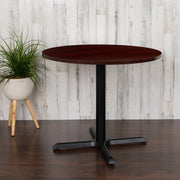 Chapman 36" Round Multi-Purpose Conference Table in Mahogany