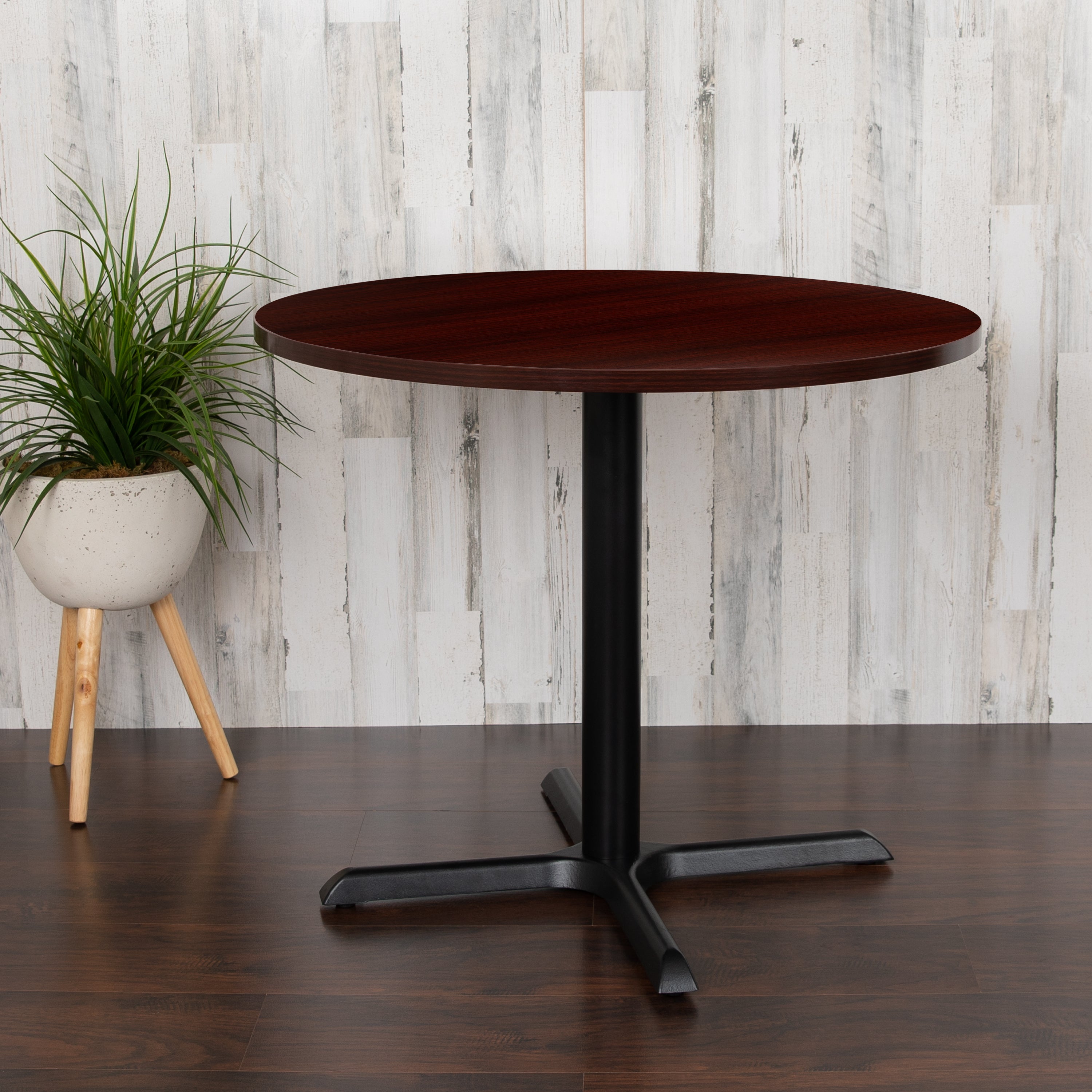 Chapman 36" Round Multi-Purpose Conference Table in Mahogany