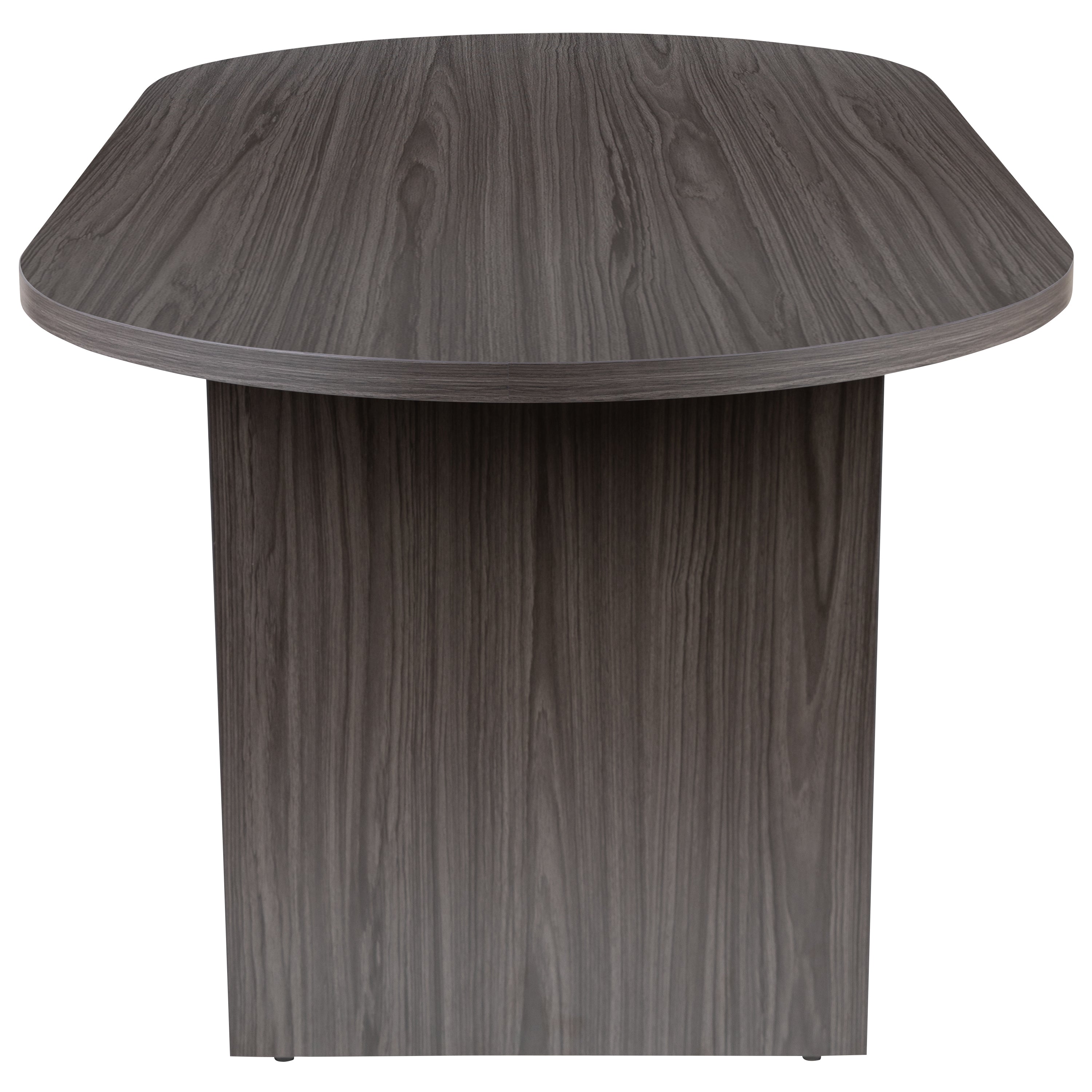 Jones 6 Foot (72 inch) Oval Conference Table in Rustic Gray