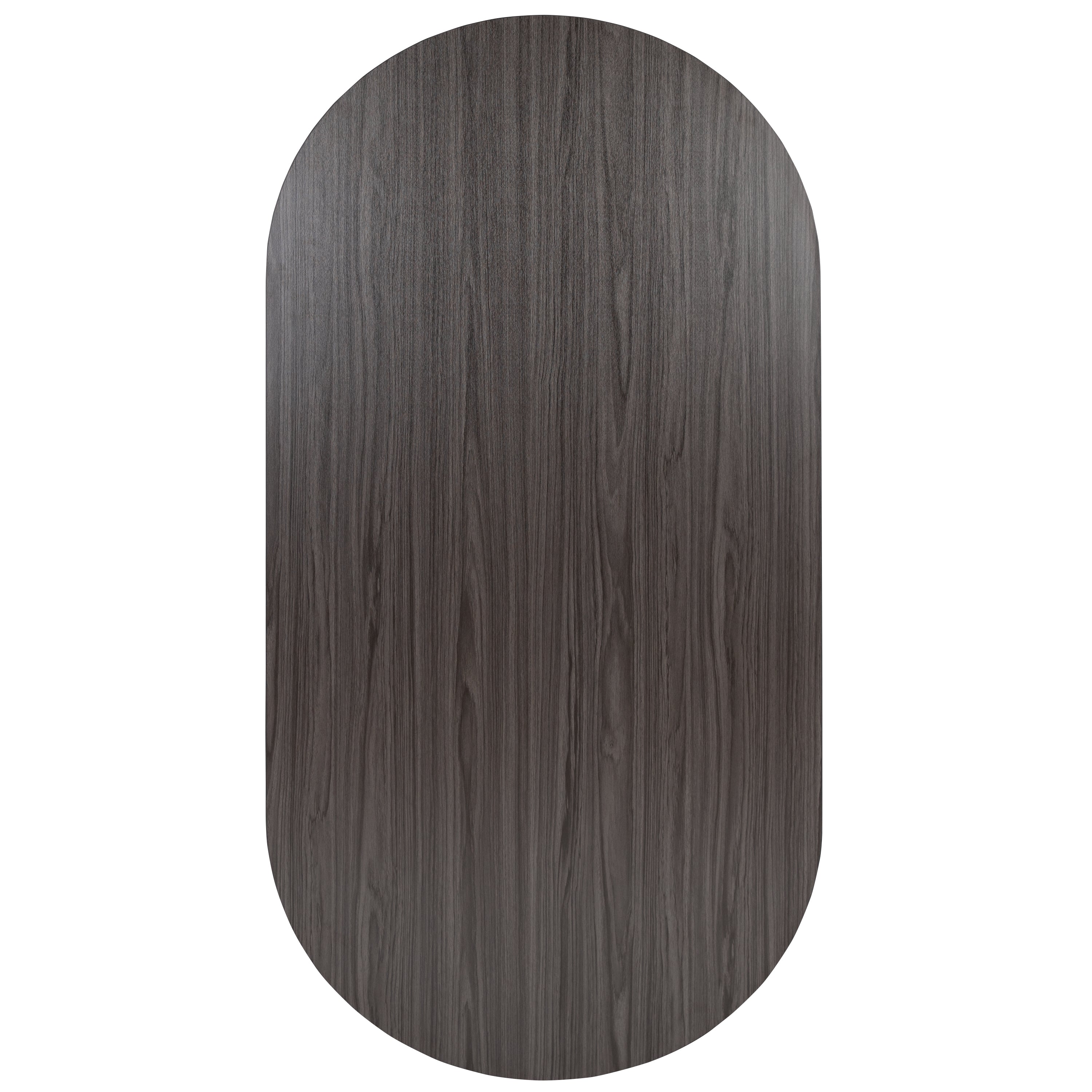 Jones 6 Foot (72 inch) Oval Conference Table in Rustic Gray