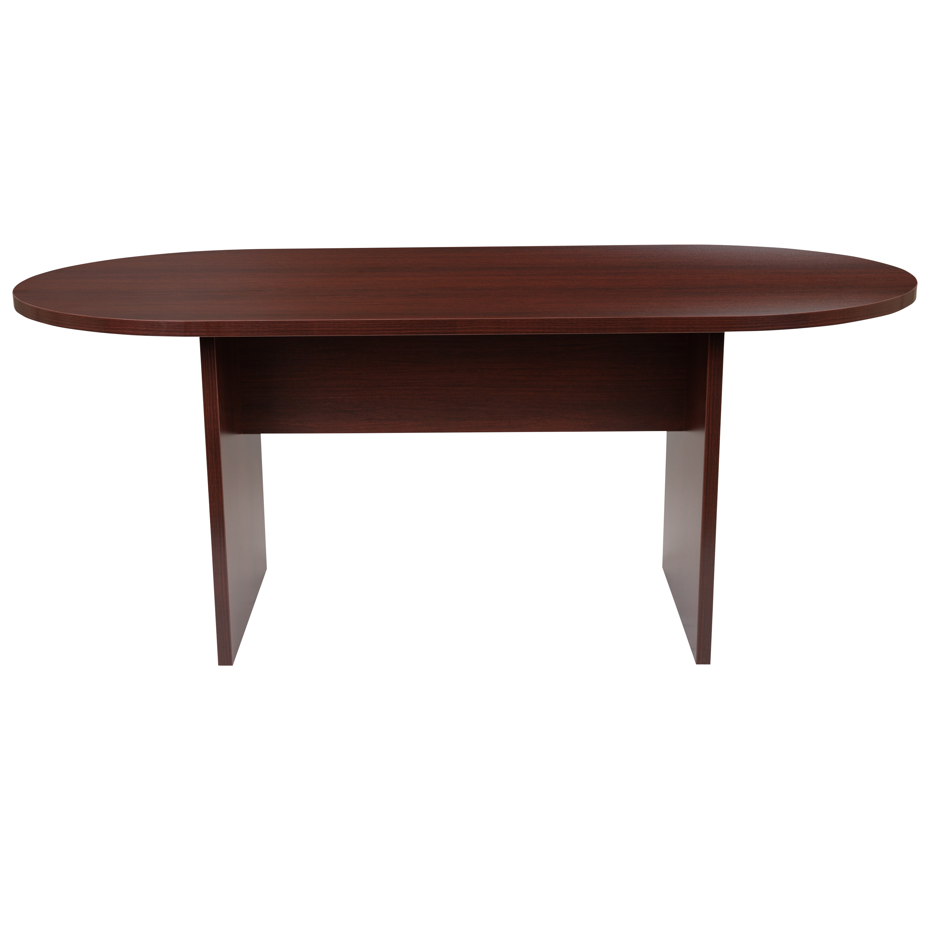 Jones 6 Foot (72 inch) Oval Conference Table in Mahogany