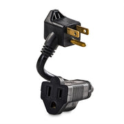 CyberPower GC201 - Power Extension Cable - NEMA 5-15, NEMA 5-15P (R) to NEMA 5-15 (F) - AC 125 V - 13 a - 15.2 Cm - Black