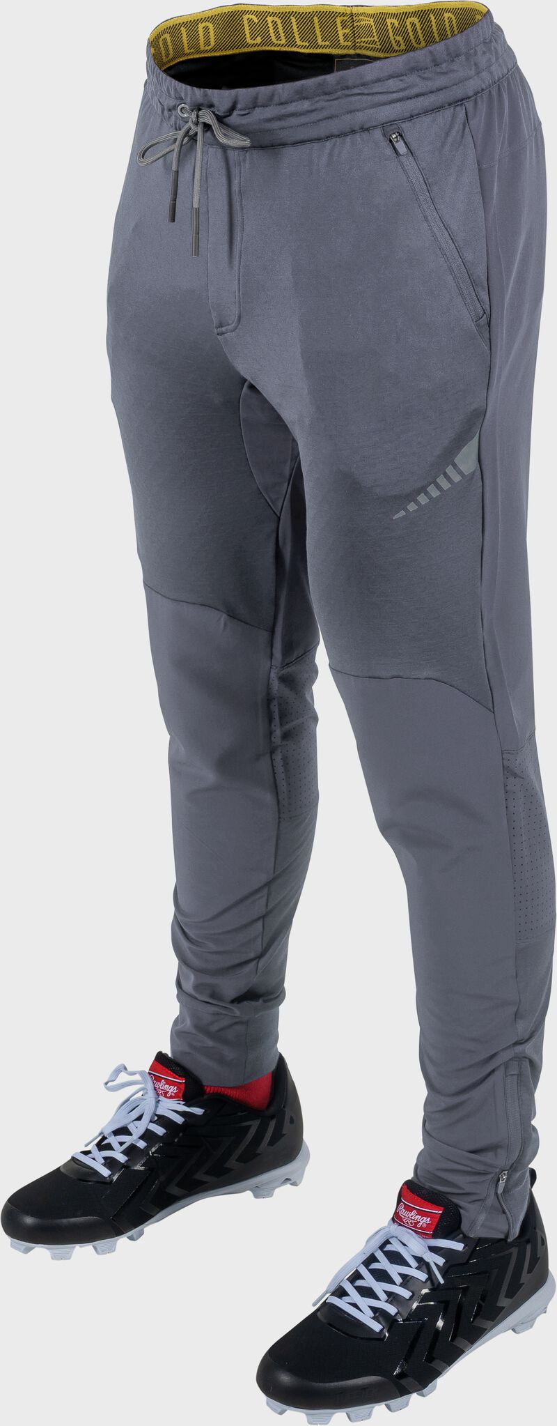 Rawlings Adult Gold Collection Training Jogger Pant - Extra Large - Blue Gray