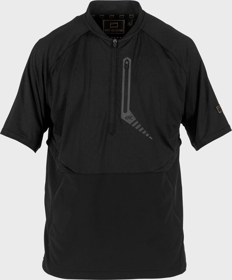 Rawlings Adult Gold Collection Short Sleeve Jacket - 2Xl - Black