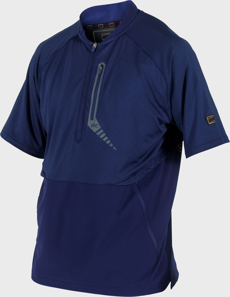 Rawlings Adult Gold Collection Short Sleeve Jacket - 3Xl - Navy