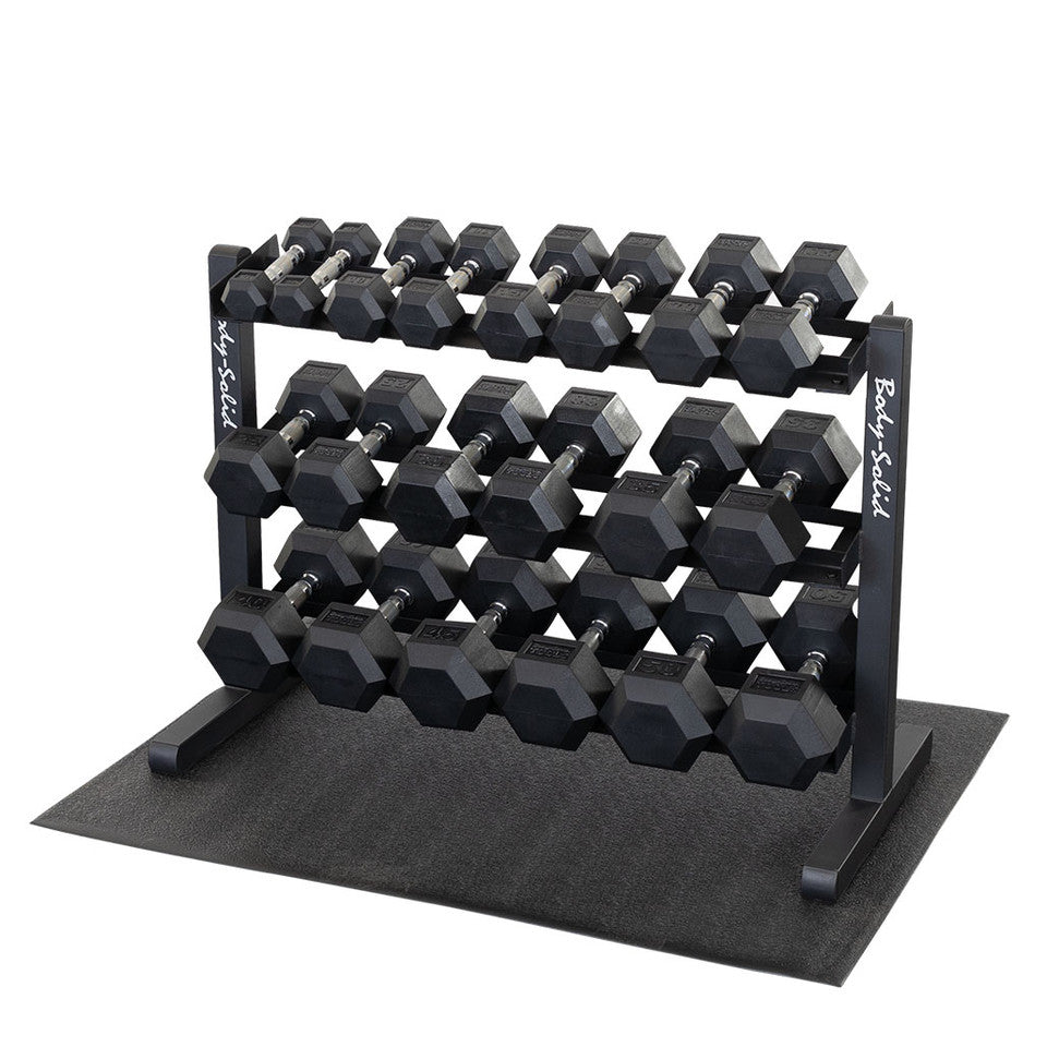 Dumbell Rack, 3 Tier Horizontal