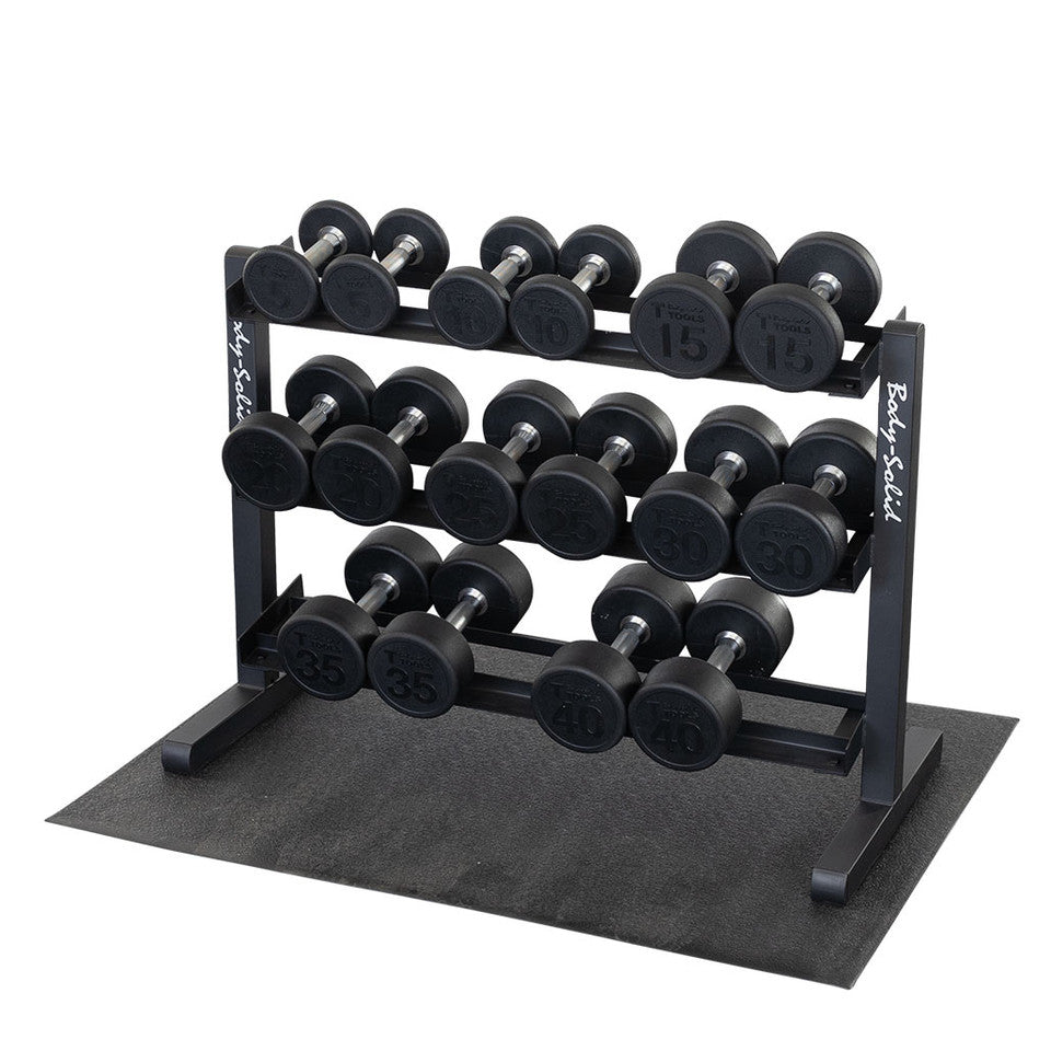 Dumbell Rack, 3 Tier Horizontal