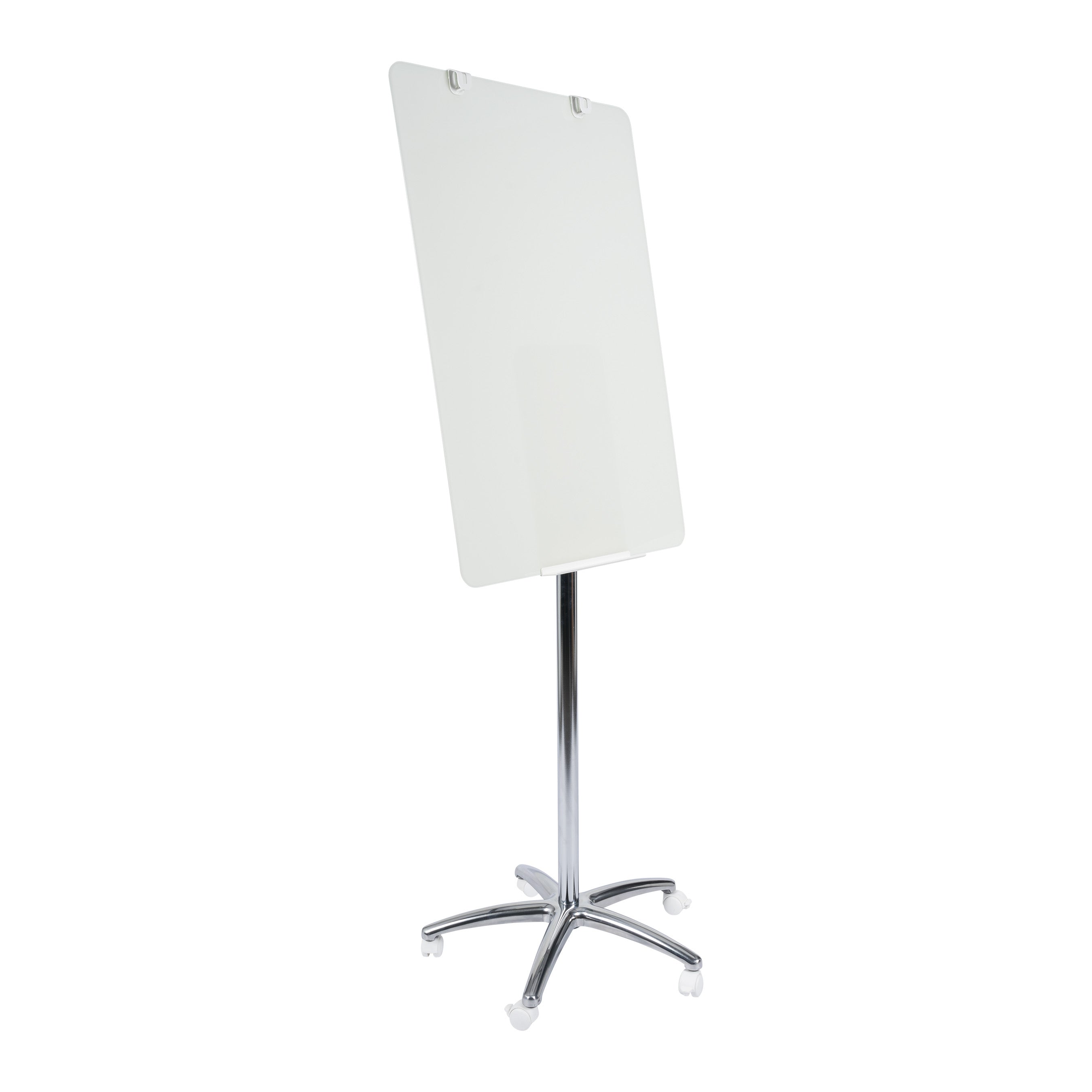 MasterVision Super Value Glass Mobile Easel 27.5 x 39.4"