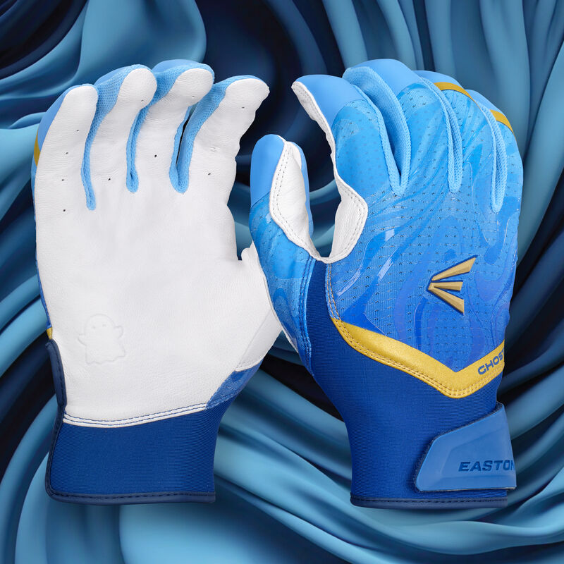 Easton Ghost Ethos Fastpitch Softball Batting Gloves - Extra Large - Out Of The Blue - Navy/Royal
