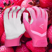 Easton Ghost Ethos Fastpitch Softball Batting Gloves - Extra Large - Strawberry Glow - Red/Pink
