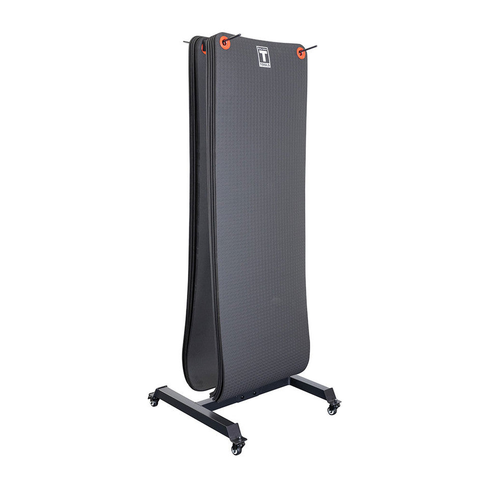 Mobile Hanging Mat Rack