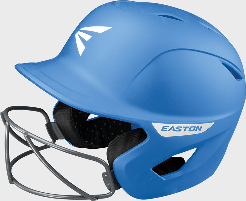 Easton Ghost Large/Xlarge Matte Batting Helmet With Softball Mask - Large/Extra Large - Columbia Blue