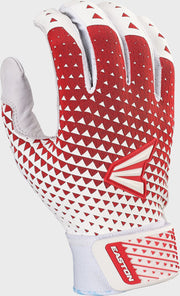 Easton Womens Ghost Nx Fastpitch Batting Gloves - Medium - White/Red