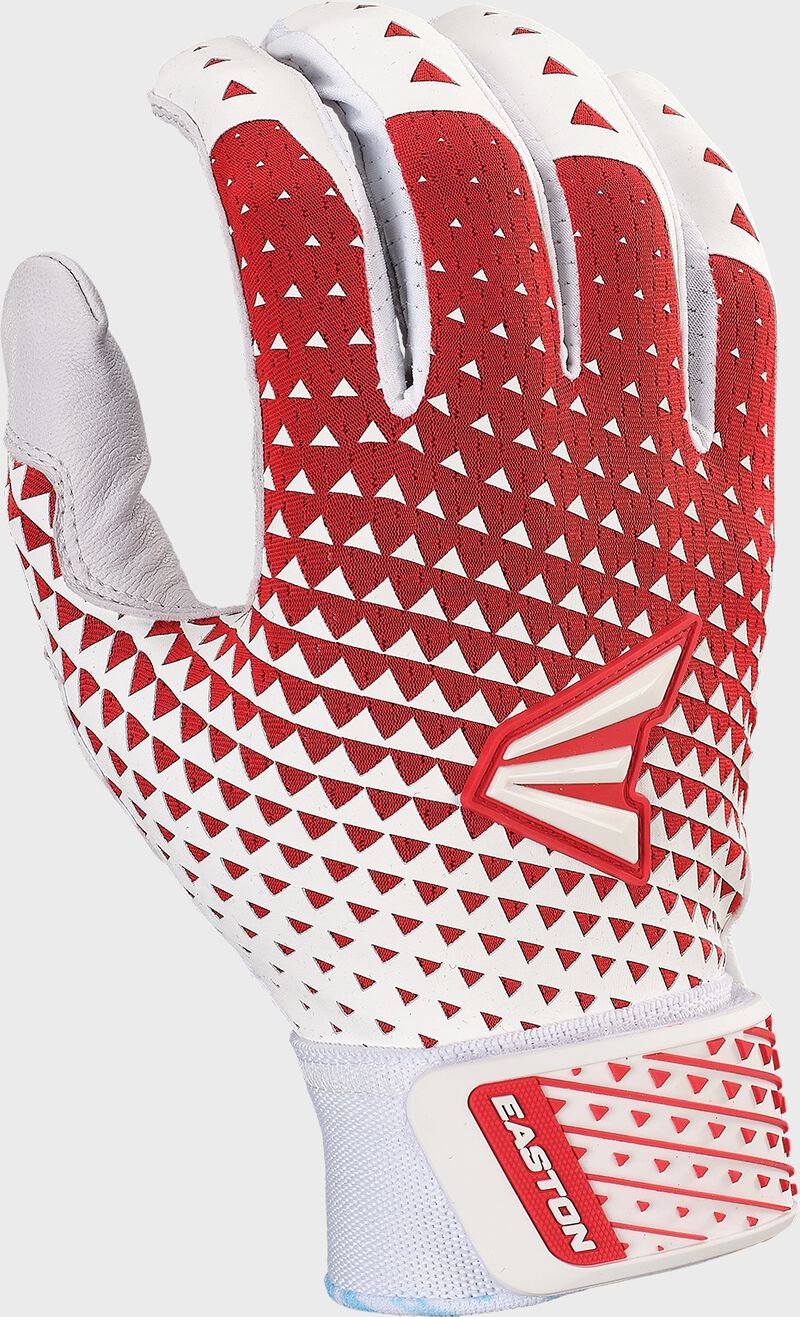 Easton Womens Ghost Nx Fastpitch Batting Gloves - Medium - White/Red