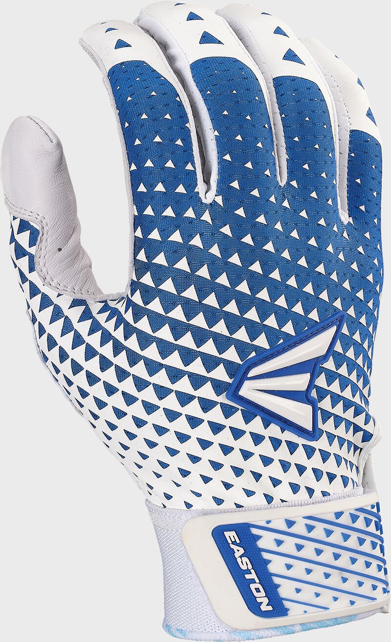 Easton Womens Ghost Nx Fastpitch Batting Gloves - Large - White/Royal