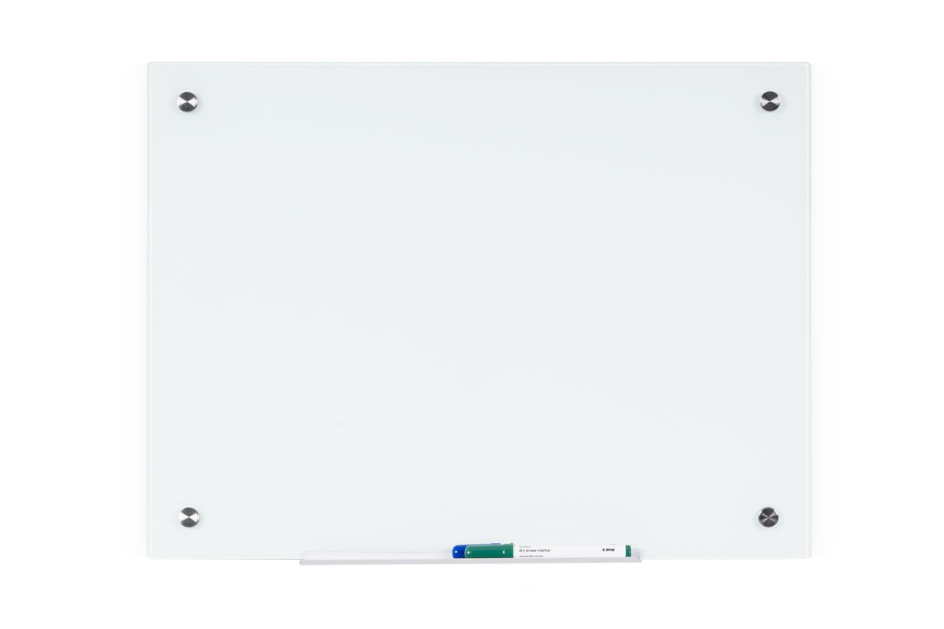 MasterVision River Glass Dry-Erase Board, 24" X 36", Non-Magnetic