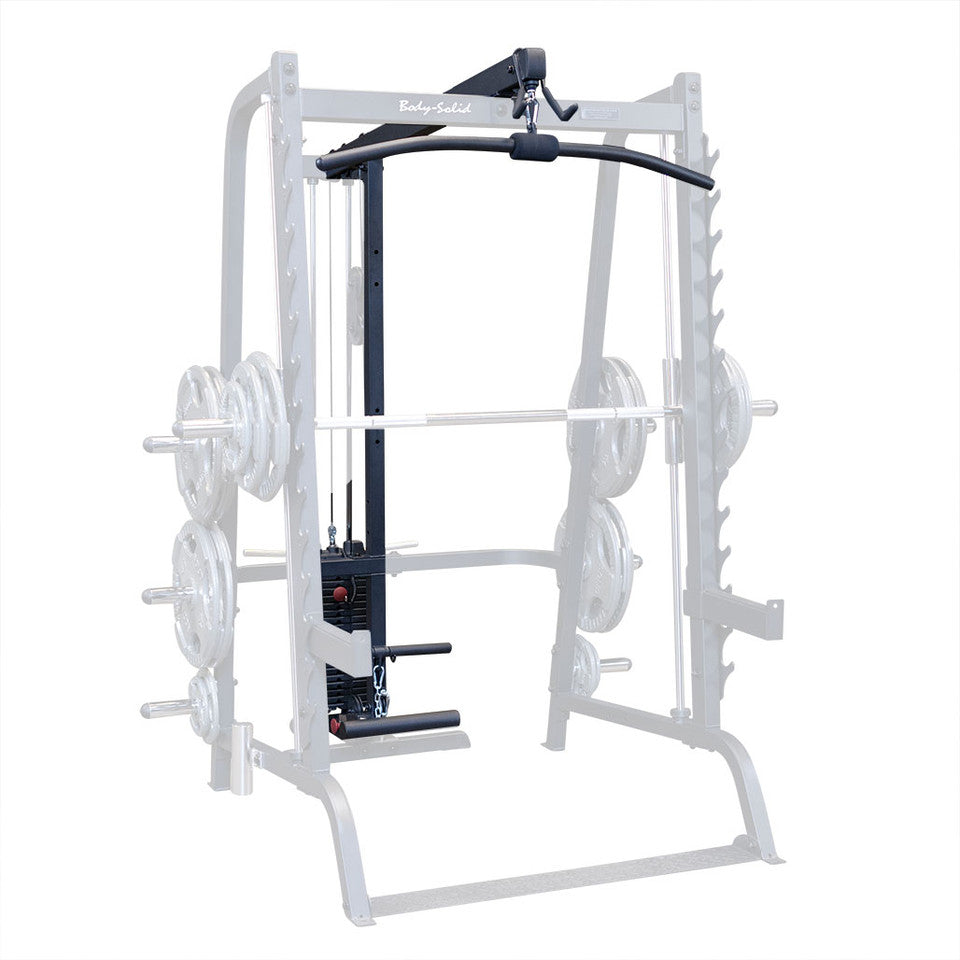 Series 7 Smith Machine Lat Attachment with Stack