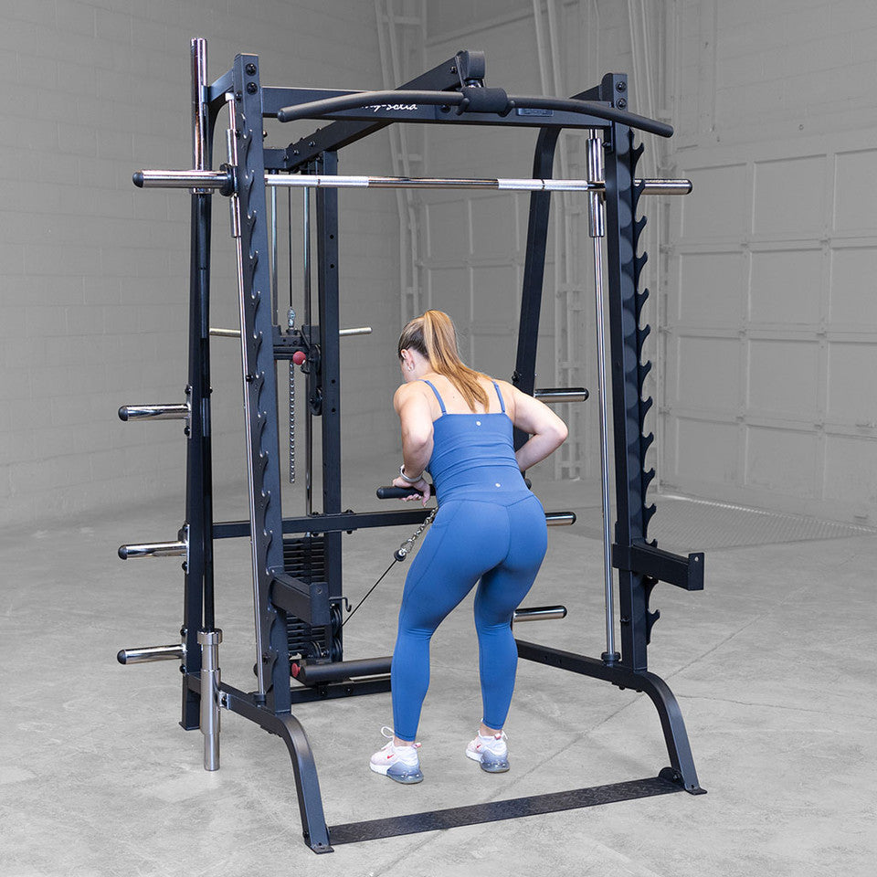 Series 7 Smith Machine Lat Attachment with Stack