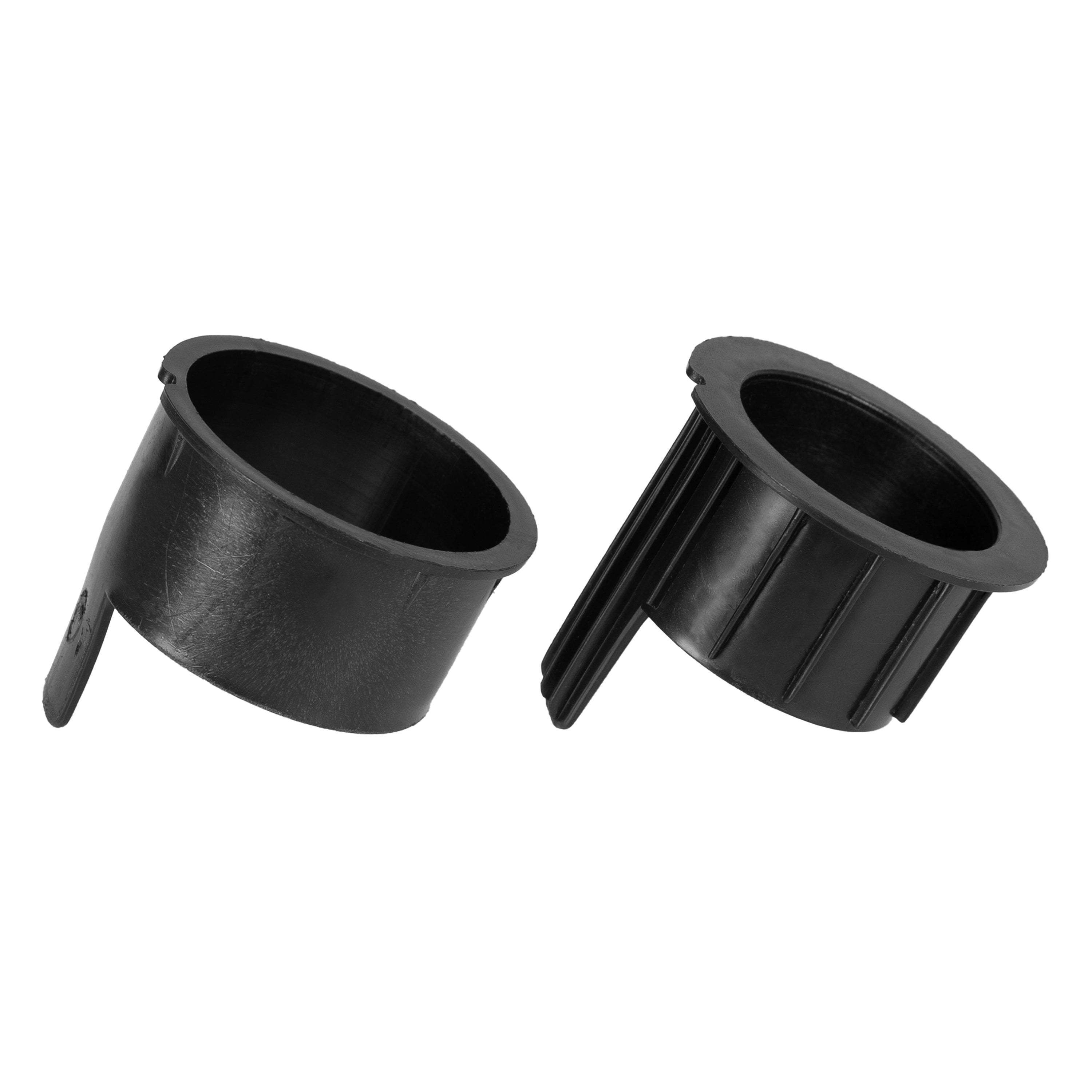 Kona Universal Black Cement Patio Umbrella Base with Weatherproof Plastic Polymer Coating - 19.25" Diameter