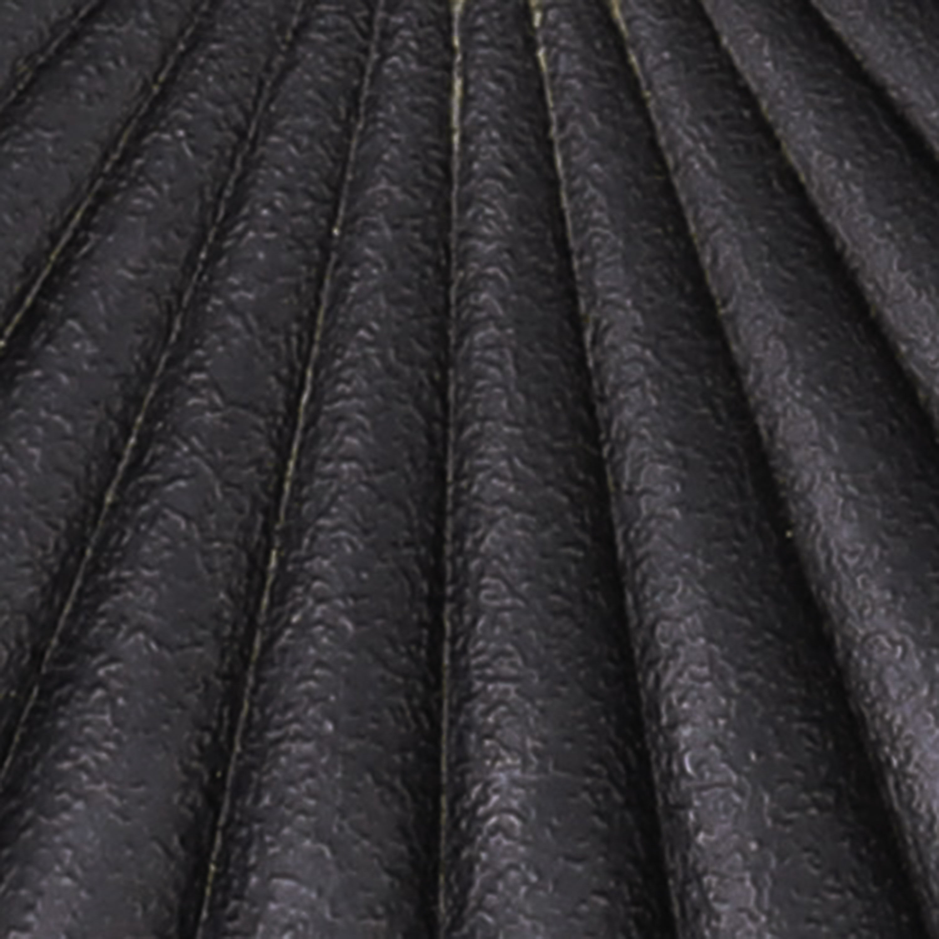 Kona Universal Black Cement Patio Umbrella Base with Sunburst Patterned Weatherproof Plastic Polymer Coating - 19.25" Diameter