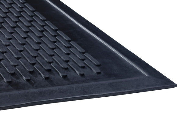 Clean Step Scraper Outdoor Floor Mat - 4' x 6' - Black