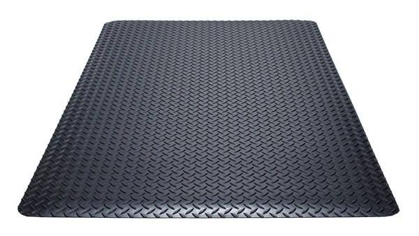 Safe Step Anti-Fatigue 1/2" Thick Mat - 3' x 5' - Black