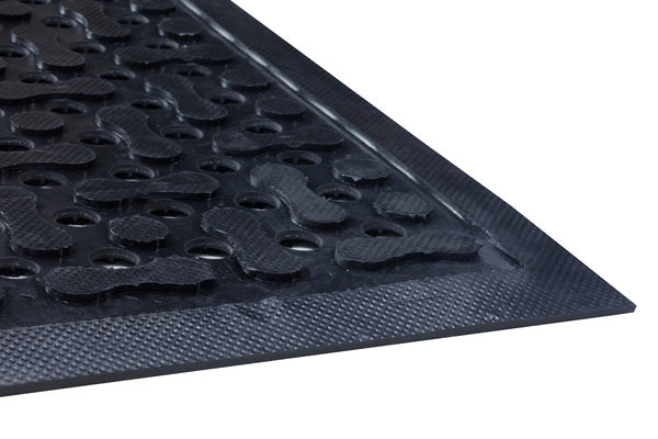 Triple-Flex Flow - 3' x 10' - Black with Drainage Holes