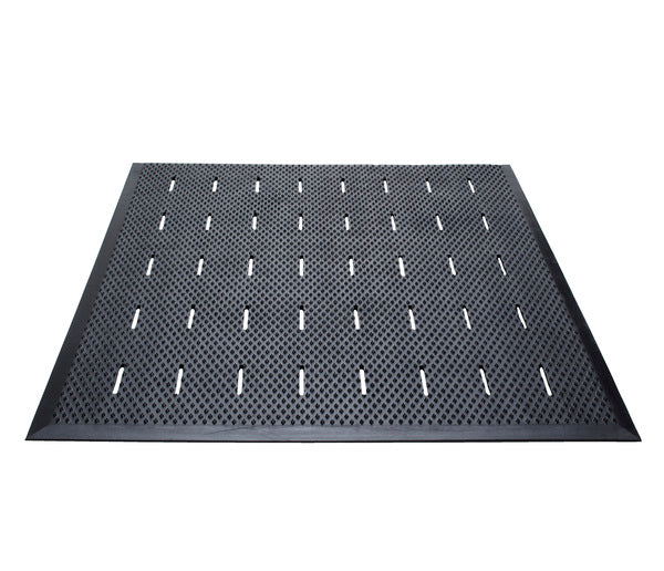 Free Flow Comfort Kitchen Mat - 3' x 4' - Black