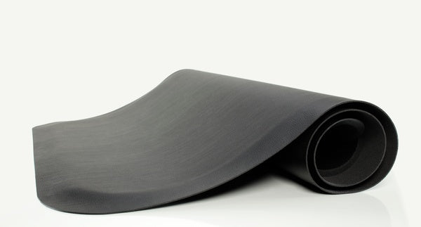 Leather Top Anti-Fatigue Mat - 2' x 3' - Black