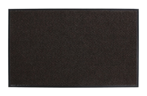 Golden Series Chevron Indoor Floor Mat - 3' x 60' - Chocolate