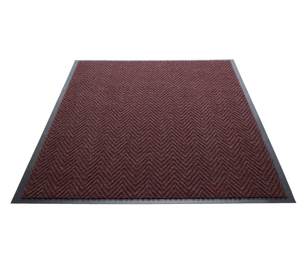 Golden Series Chevron Indoor Floor Mat - 4' x 60' - Red