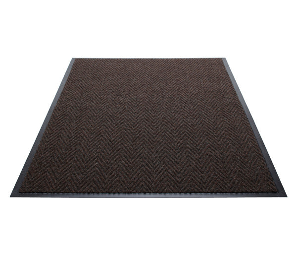 Golden Series Chevron Indoor Floor Mat - 6' x 60' - Chocolate