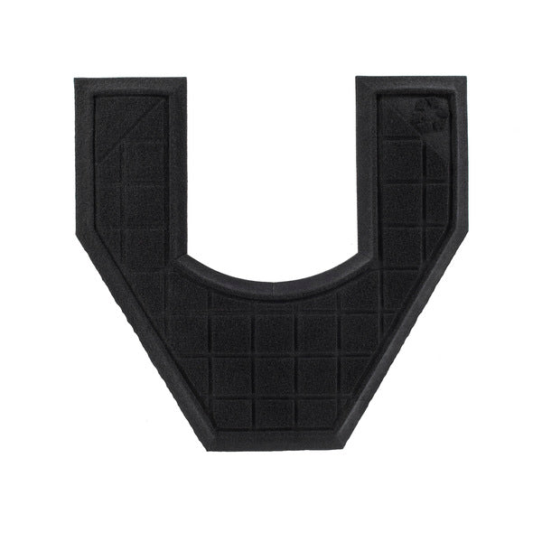 Upsafe Urinal Mat - 20" x 20" - Black - 6 Pack