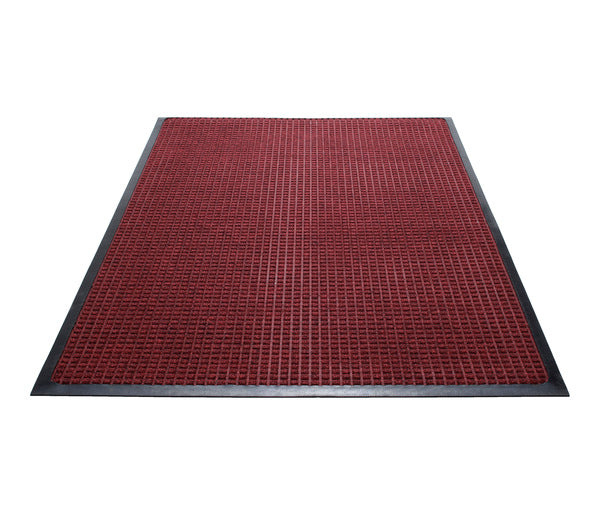 Water Guard Waffle Indoor Floor Mat - 3' x 10' - Red