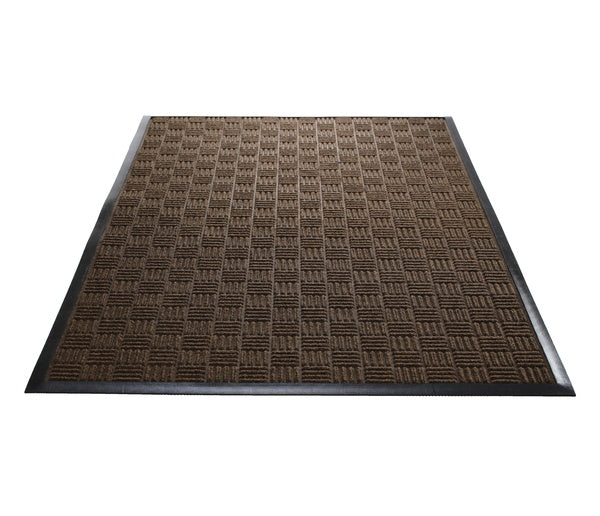 Water Guard Brick Indoor Floor Mat - 4' x 10' - Brown