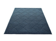 Water Guard Diamond Indoor Floor Mat with Fabric Border - 4' x 8' - Blue