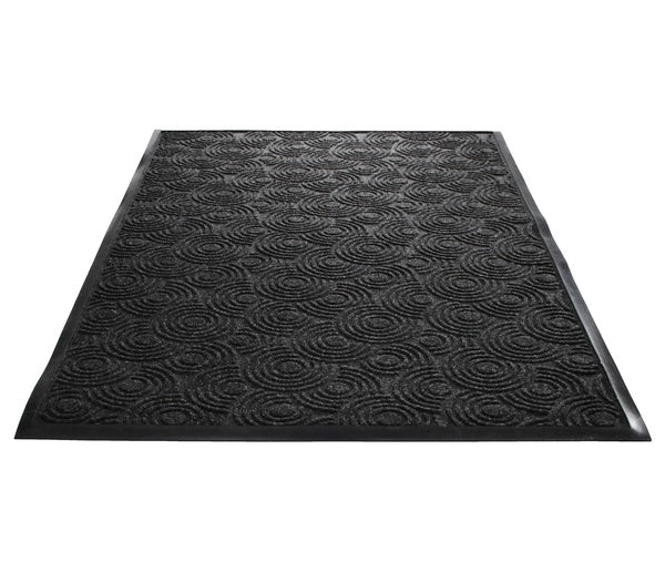 Water Guard Spiral Indoor Floor Mat - 3' x 8' - Charcoal