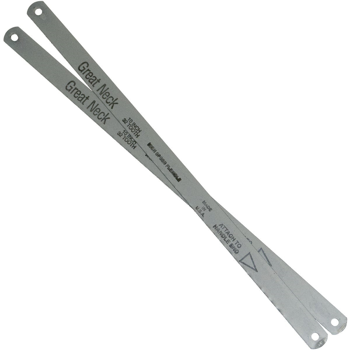 10 In. L. Blade 32 TPI High-Speed Steel Hacksaw Blade (2-Pack)