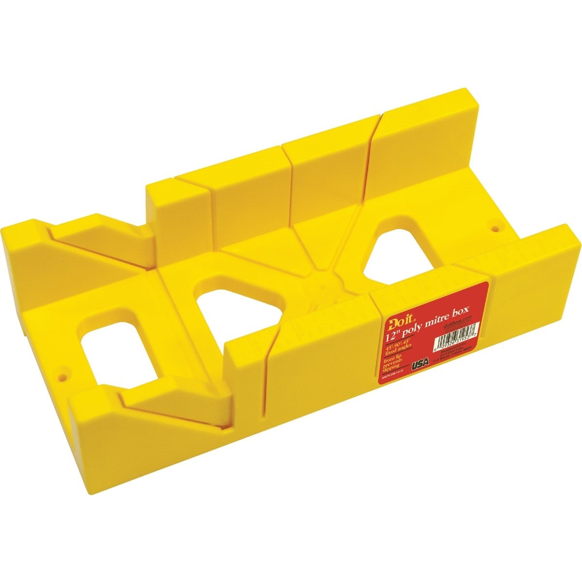 Plastic 12 In. Miter Box (Saw not Included)