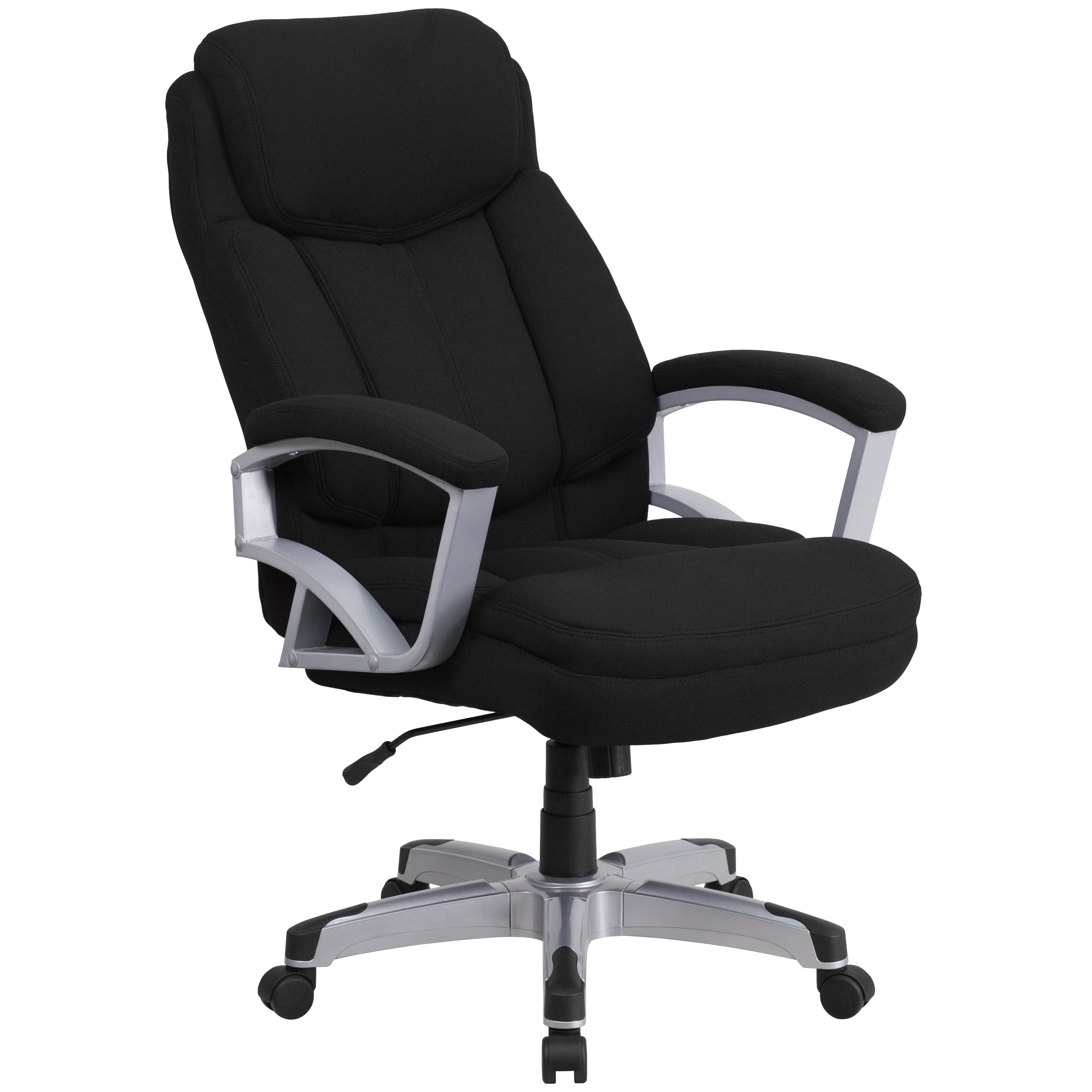 HERCULES Series Big & Tall 500 lb. Rated Black Fabric Executive Swivel Ergonomic Office Chair with Arms