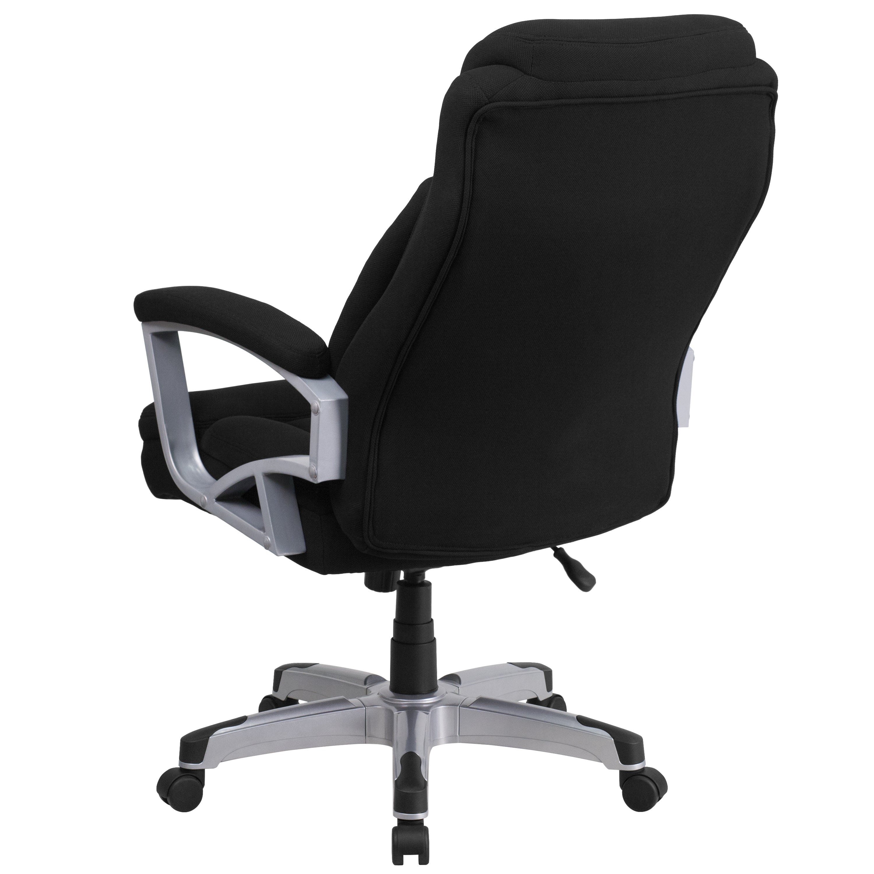 HERCULES Series Big & Tall 500 lb. Rated Black Fabric Executive Swivel Ergonomic Office Chair with Arms