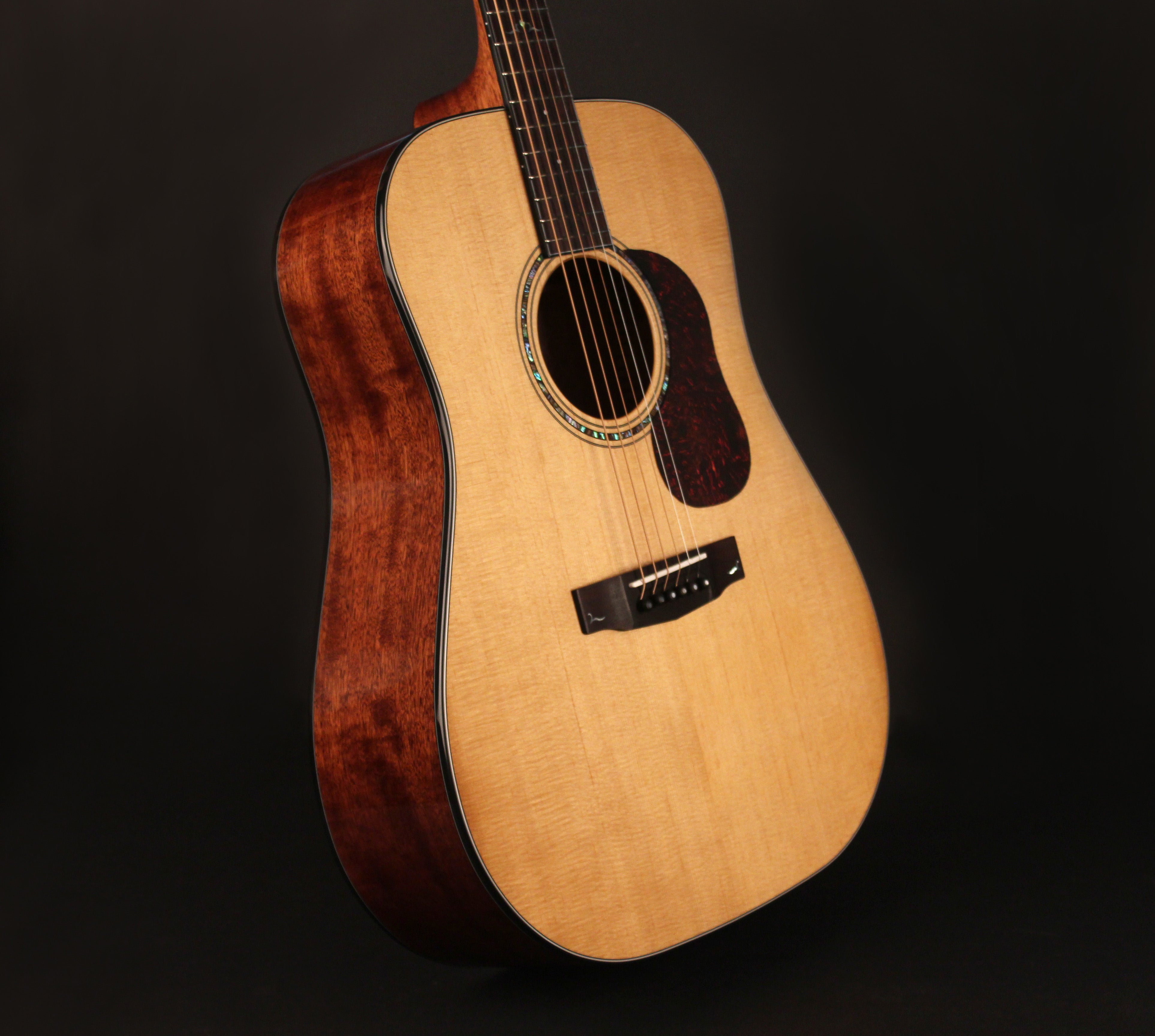 Cort GOLDD6 Gold Series Acoustic Dreadnought Guitar. Natural Glossy