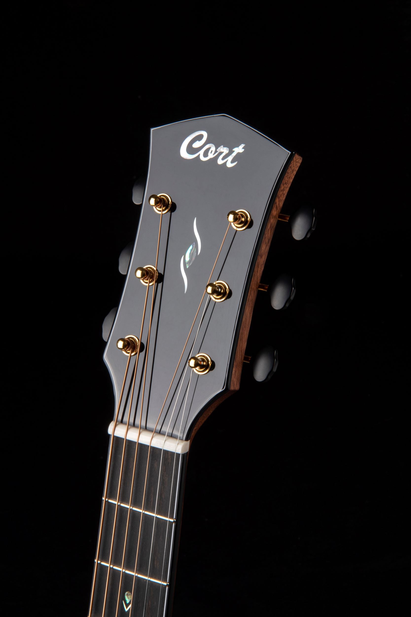 Cort GOLDEDGENT Gold Series Acoustic Electric Guitar. Natural Gloss