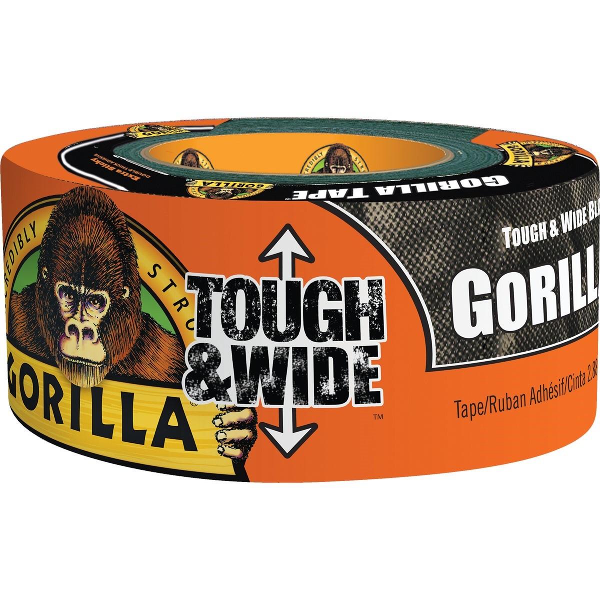 106425 Gorilla 2.88 In. x 25 Yd. Tough & Wide Heavy-Duty Duct Tape, Black