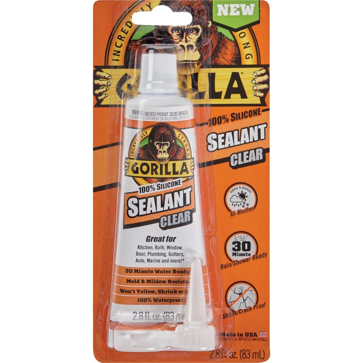 Gorilla 2.8 Oz. Clear Caulk & Seal