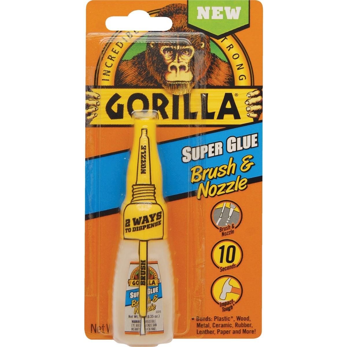 7500102 Gorilla 0.42 Oz. Liquid Bottle Brush & Nozzle Super Glue