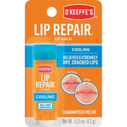 O'Keeffe's Cooling Relief Unflavored Lip Repair, 0.15 Oz.