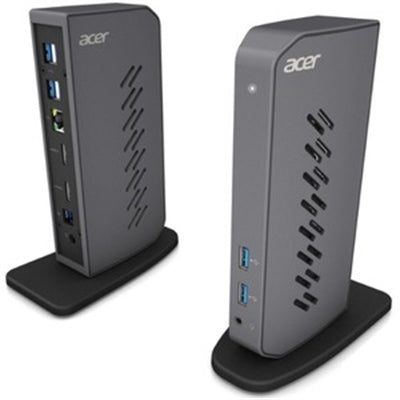 Acer - USB-C Docking Station with Dual HDMI (FHD @60Hz), 7 USB Ports Including USB 3.1 Gen 1 & USB 2.0