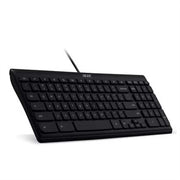 Acer - AKB910 Wired USB Keyboard – Compact Design, Full-Size Keys, Chrome OS Compatible - Black