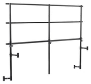 NPS® Back Guardrail for 3 Level TransPort Riser, Frame Color: Black